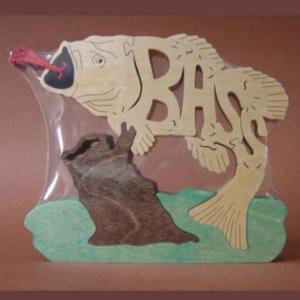 Bass Fish, taking lure