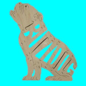 Sitting English Bulldog