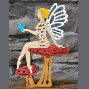 Fairy, on mushroom