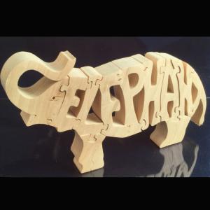 Elephant, trunk back