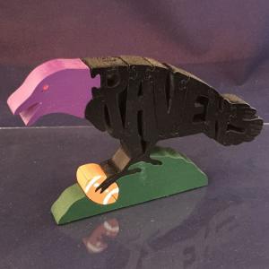 Raven, with football (Baltimore)