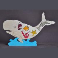 Whale, with sea critters
